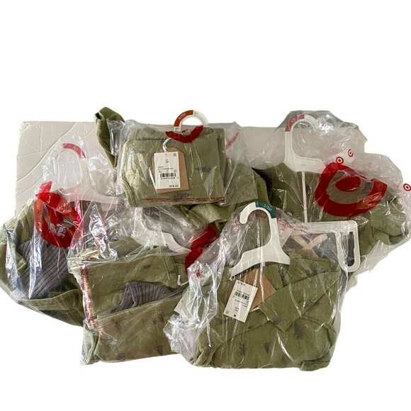 Grayson Collective Baby 2 Piece Outfit Set Tree Print Top Ribbed Leggings NEW - Picture 14 of 14